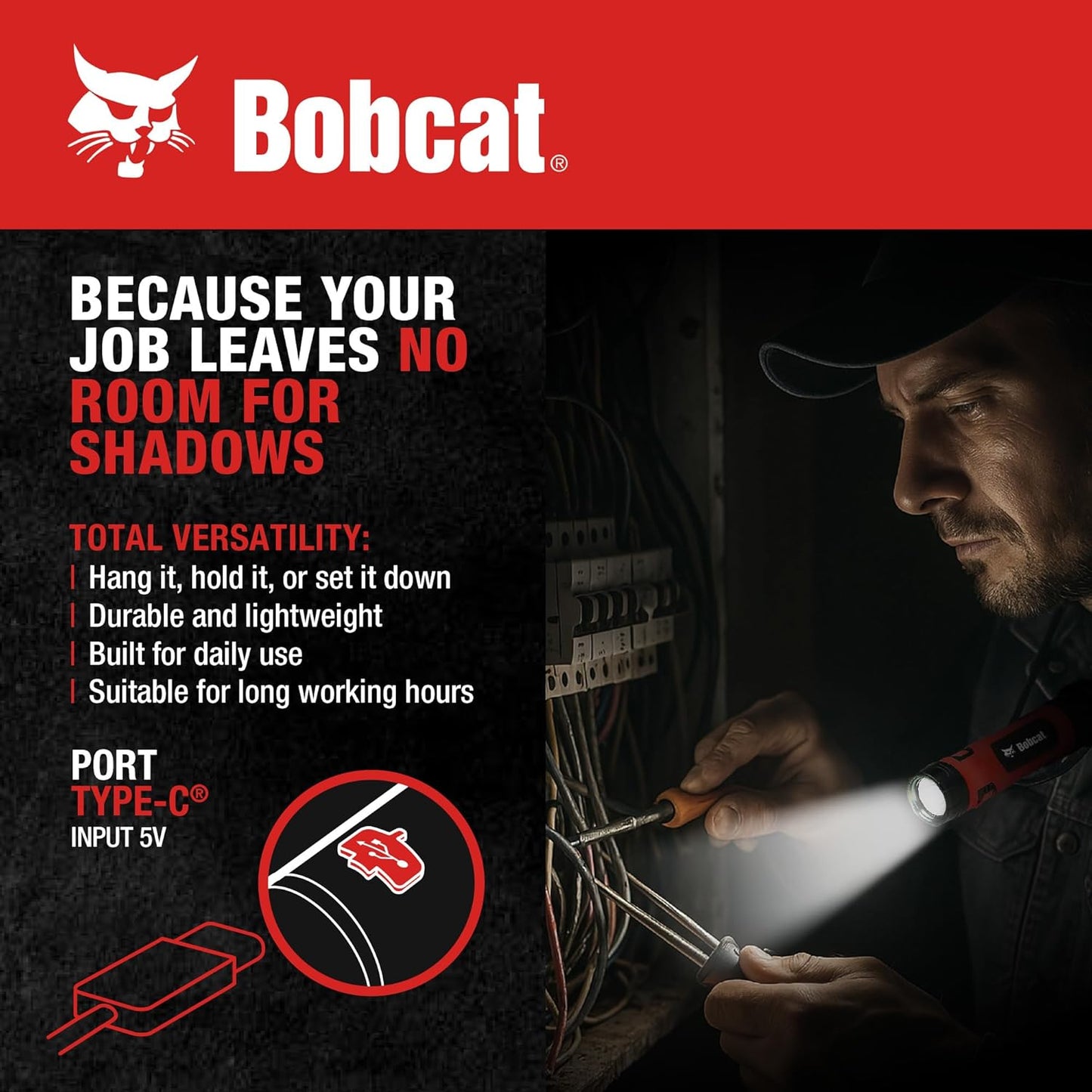 Bobcat Hands-Free Neck Light – Unique Housewarming and Valentine's Day Gift for Book Lovers