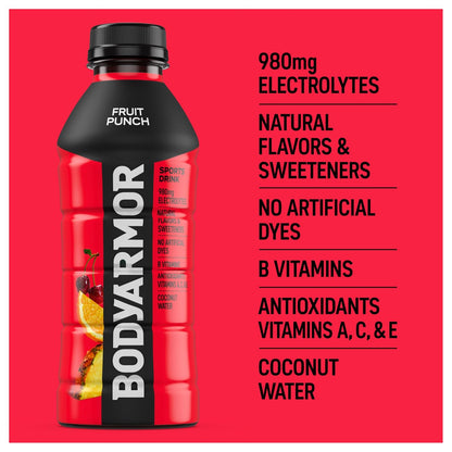 BODYARMOR Hydration Drink – Soccer Practice and Summer Camp Hydration for Kids, No Artificial Sweetener Sports Drink