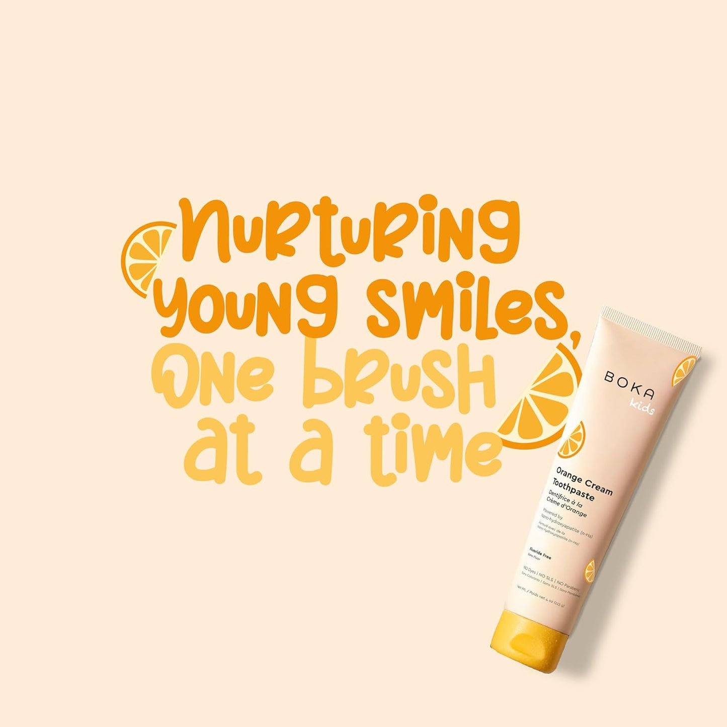 Boka Safe Kids' Toothpaste – No Fluoride, No Artificial Colors, Trusted Ingredient Profile