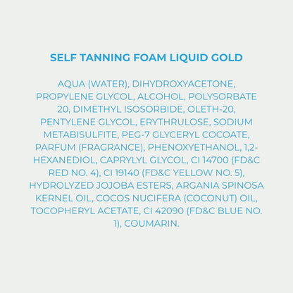 Bondi Sands Liquid Gold Self Tanning Foam | Pre-Adventure Tan for Outdoor Trips & Summer Events