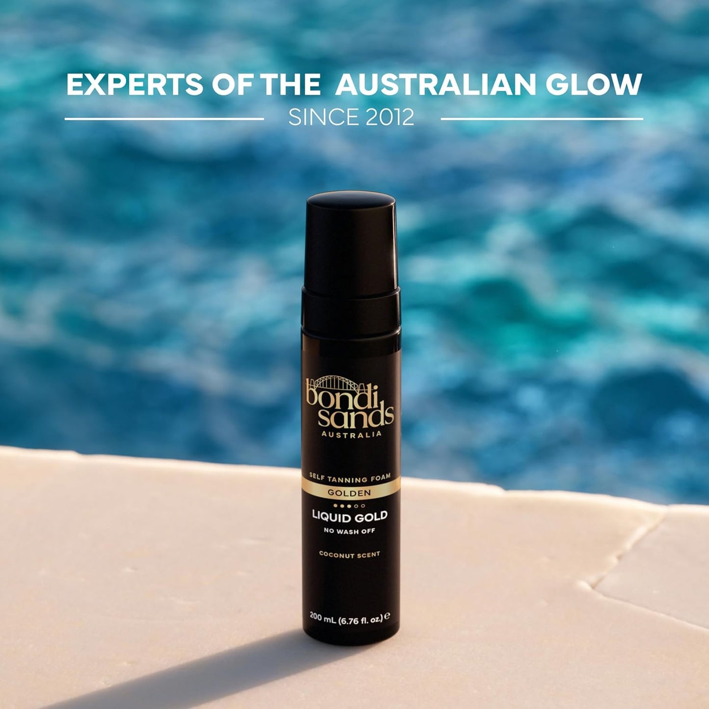 Bondi Sands Liquid Gold Self Tanning Foam | Pre-Adventure Tan for Outdoor Trips & Summer Events
