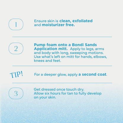 Bondi Sands Liquid Gold Self Tanning Foam | Pre-Adventure Tan for Outdoor Trips & Summer Events