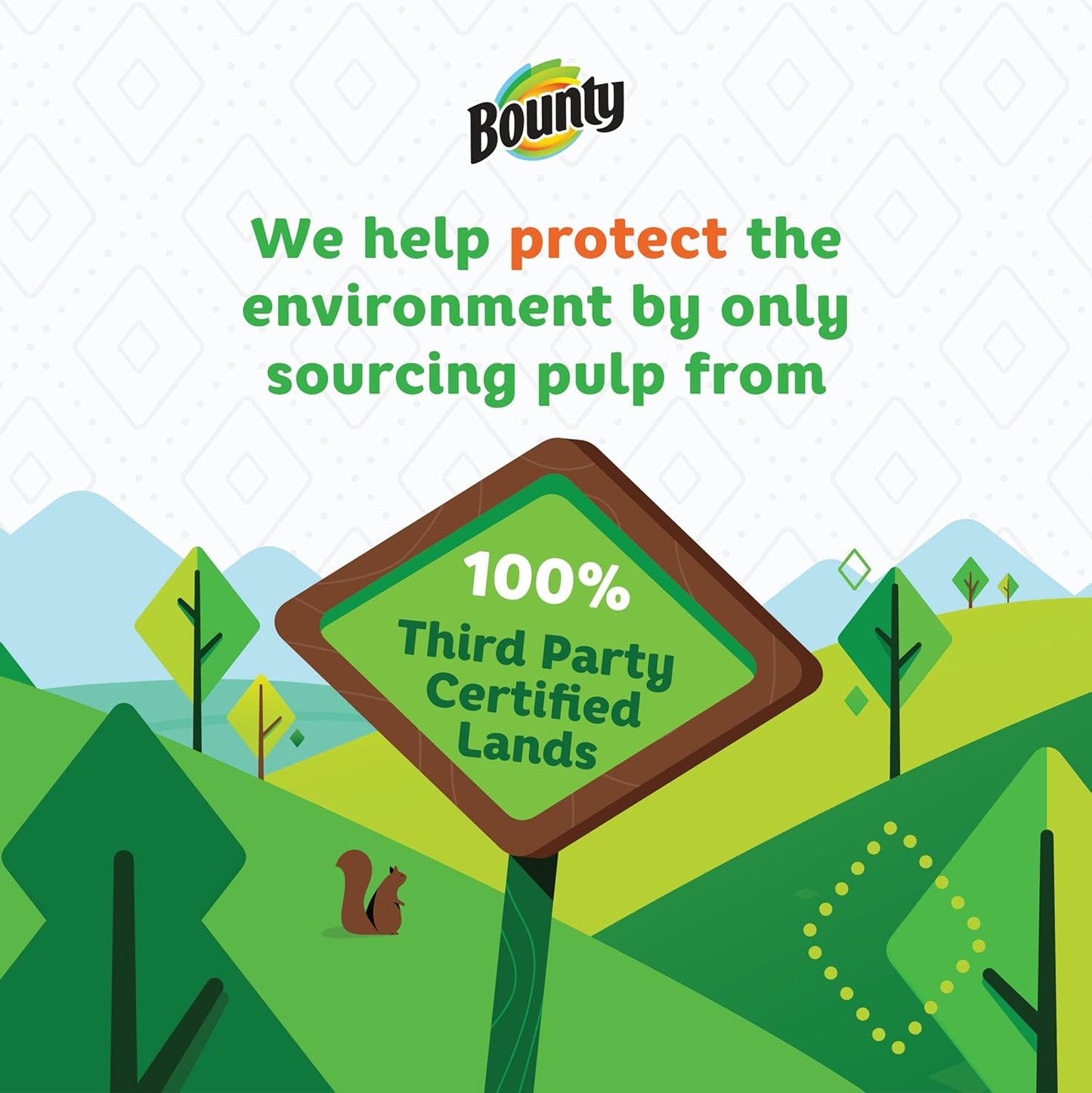 Bounty 2X Absorbent Paper Towels for Camping and Tailgating, Durable Diamond Texture Handles Outdoor Spills