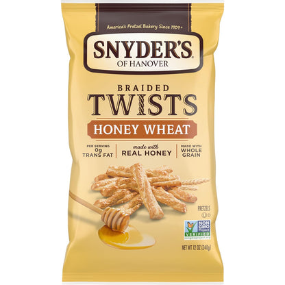 braided pretzel twist shape ideal for dipping