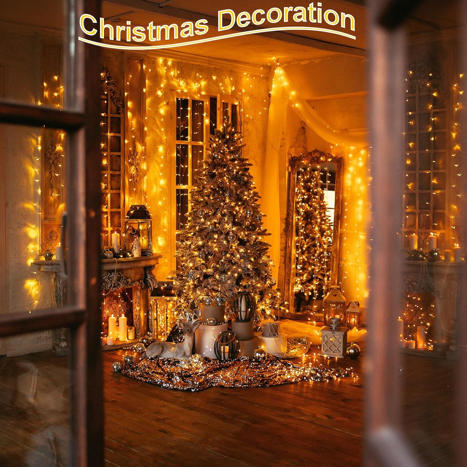 Brightever Compact LED String Lights 4-Pack – Understated Indoor Lighting for Neutral Palettes and Intentional Spaces