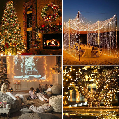 Brightown 50 LED String Lights 14ft - Warm White Bedroom Canopy & Staircase Accent Lighting, Decorative Indoor Lights for Cozy Home Atmosphere