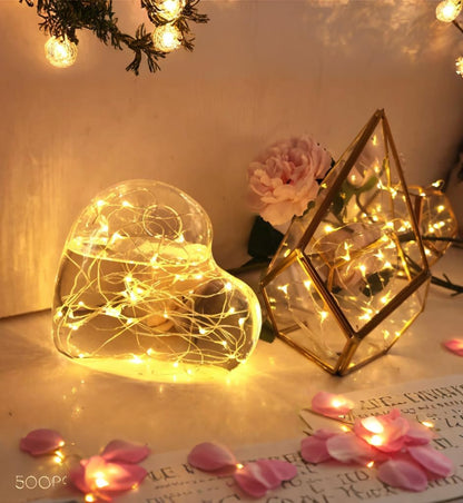 Brightown Battery Fairy Lights – Clean Aesthetic Shelf Lighting in Warm White 2500K
