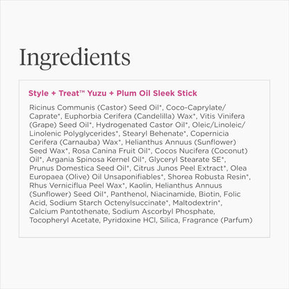 Briogeo Style + Treat Hair Styling Sleek Stick – Silicone-Free Hair Wellness Pick for Wind-Down Bath Time Finishing Touches