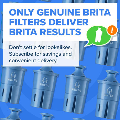 Brita Elite Pitcher Filter Replacements – Self-Care Hydration Station for the Refrigerator and Snack Nook