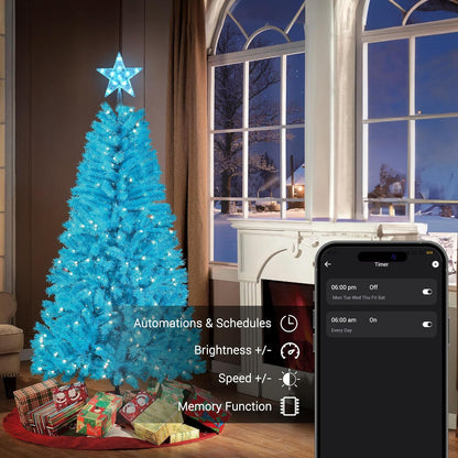 Brizled WiFi Lighted Star Topper – Modern Home Aesthetic Piece That Doubles as a Halloween and Christmas Centerpiece