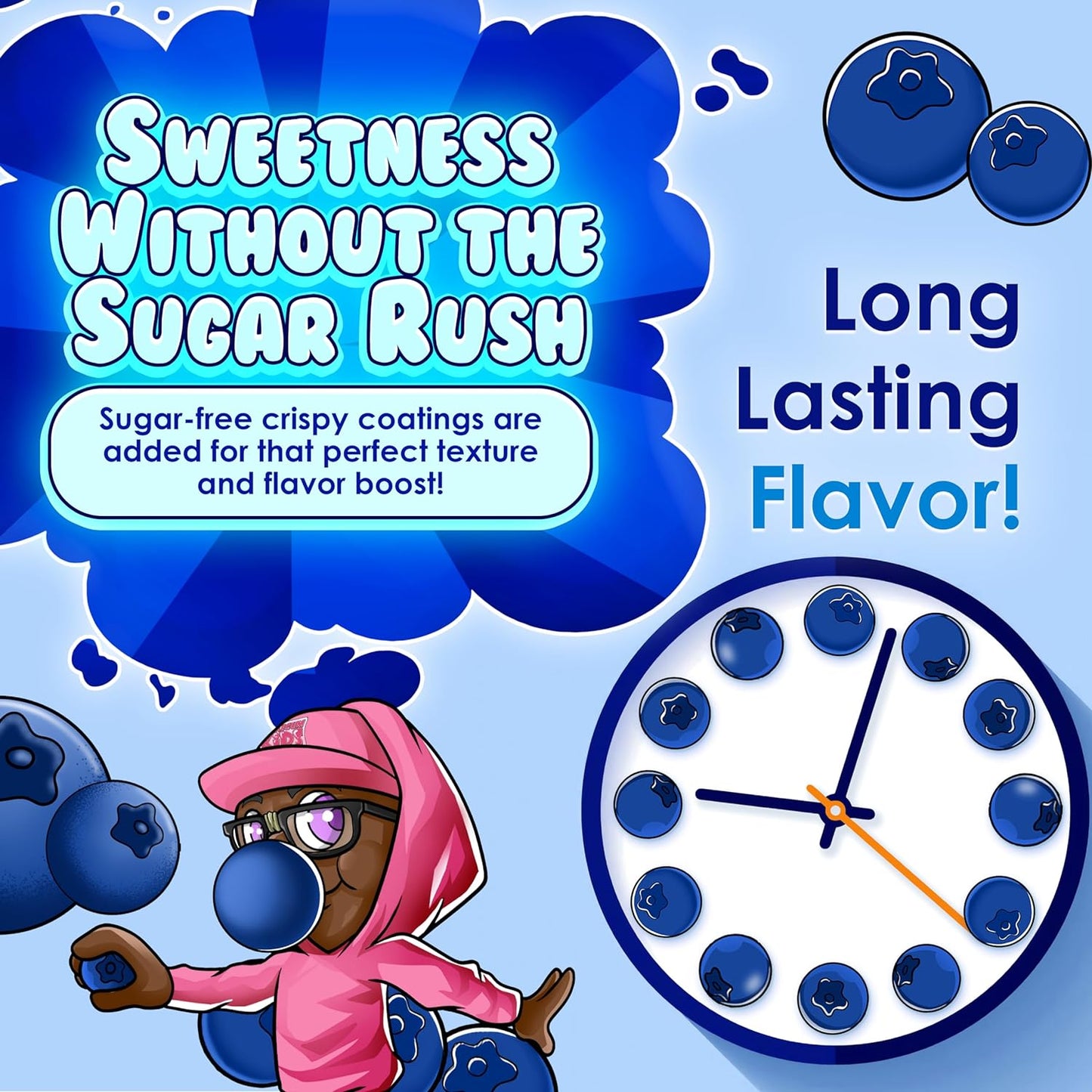 Bubblegum Kids Sugar Free Gum – Variety Pack Gift for Coworkers, Friends, and Travelers Who Love Multi-Flavor Gum