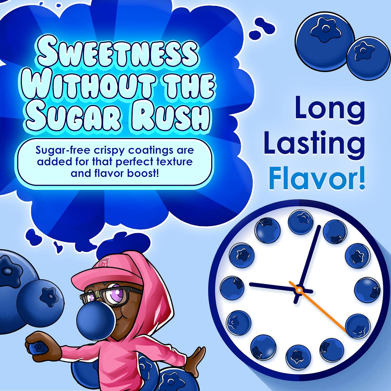 Bubblegum Kids Sugar Free Gum – Variety Pack Gift for Coworkers, Friends, and Travelers Who Love Multi-Flavor Gum