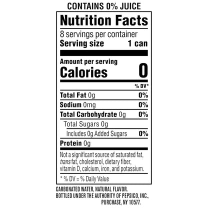 bubly Sparkling Water Blackberry – Effortless Zero Calorie Hydration for Streamlined Home Routines, 8 Count 12 fl oz Cans
