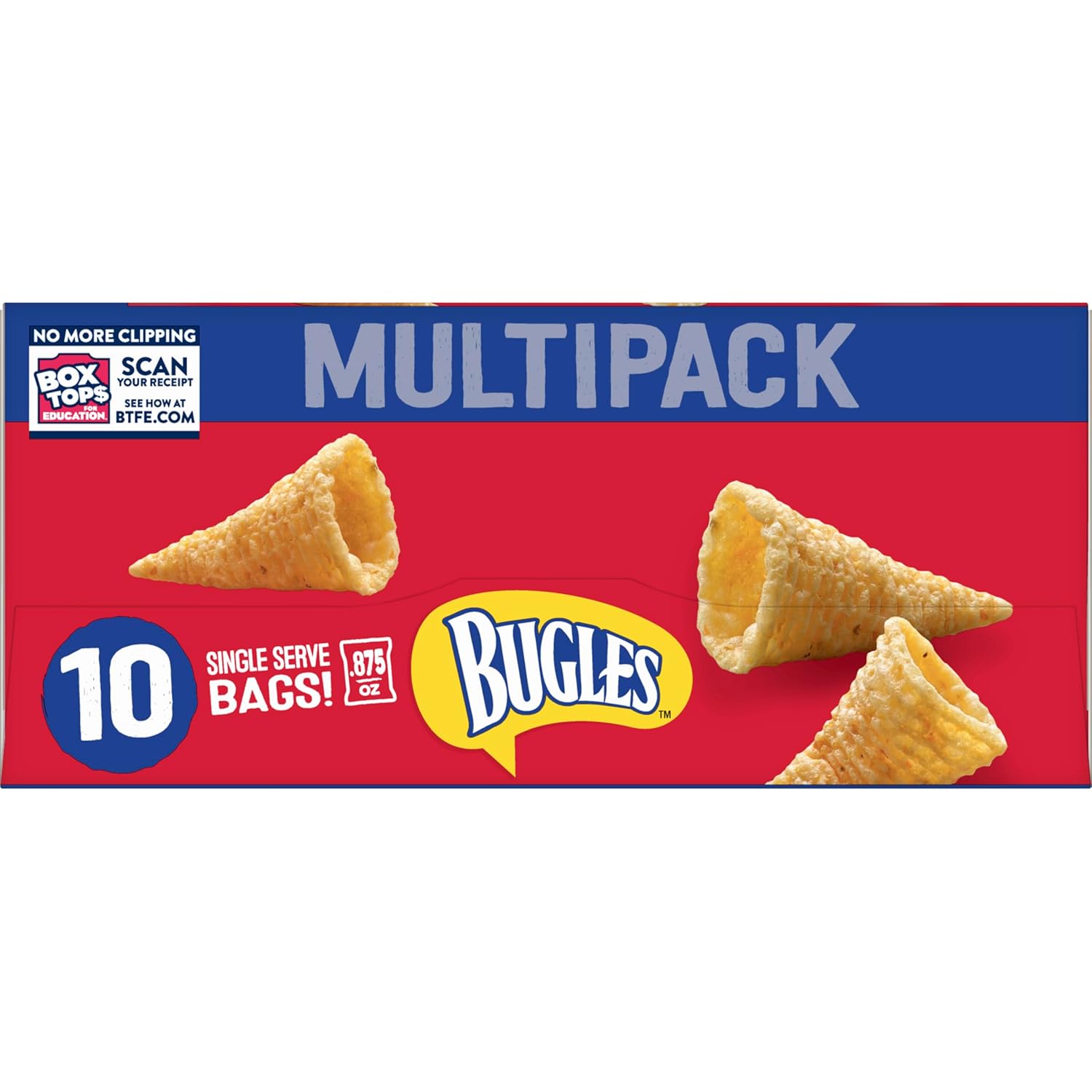 Bugles Original Snack Bags – Portion-Controlled Multipack for Desk Drawers, Conference Rooms, and Study Breaks