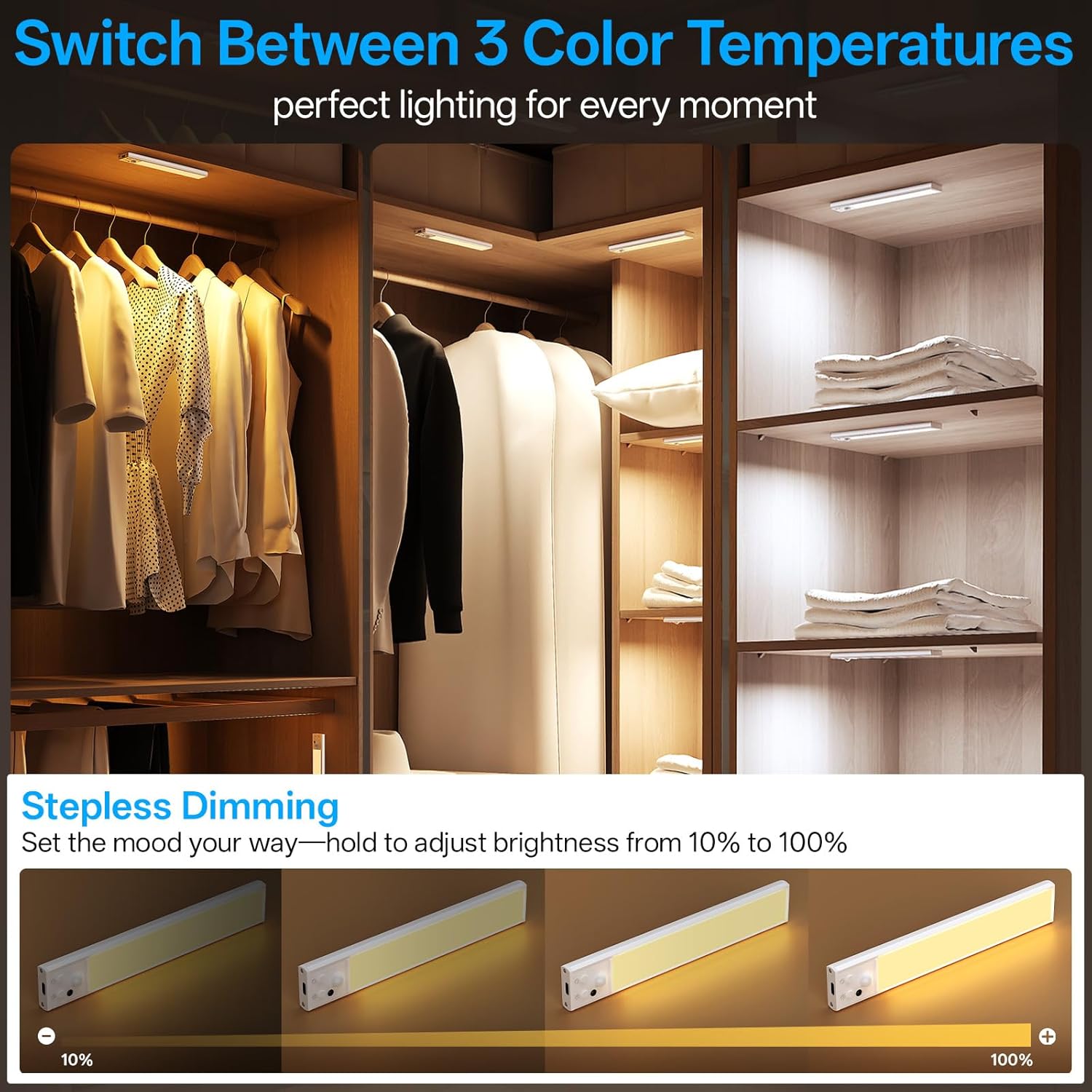 built-in magnet plus included adhesive iron sheets for tool-free installation on any flat surface