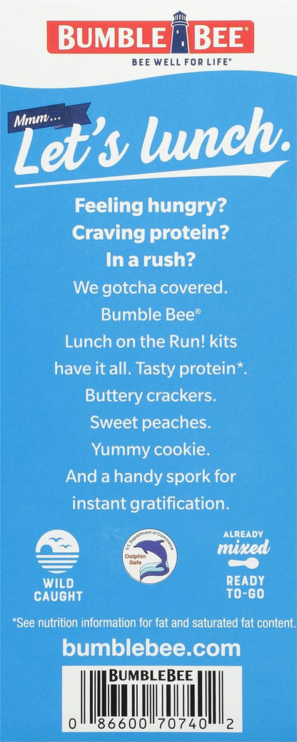 Bumble Bee Lunch On The Run Tuna Kit for Children Lunchbox and Car Ride, Complete No Prep School Lunch in One Box