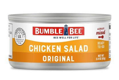 Bumble Bee Snack on the Run Chicken Salad Kit – Safe Lunchbox Staple for Picky Eaters, Single-Serve with Disposable Spoon