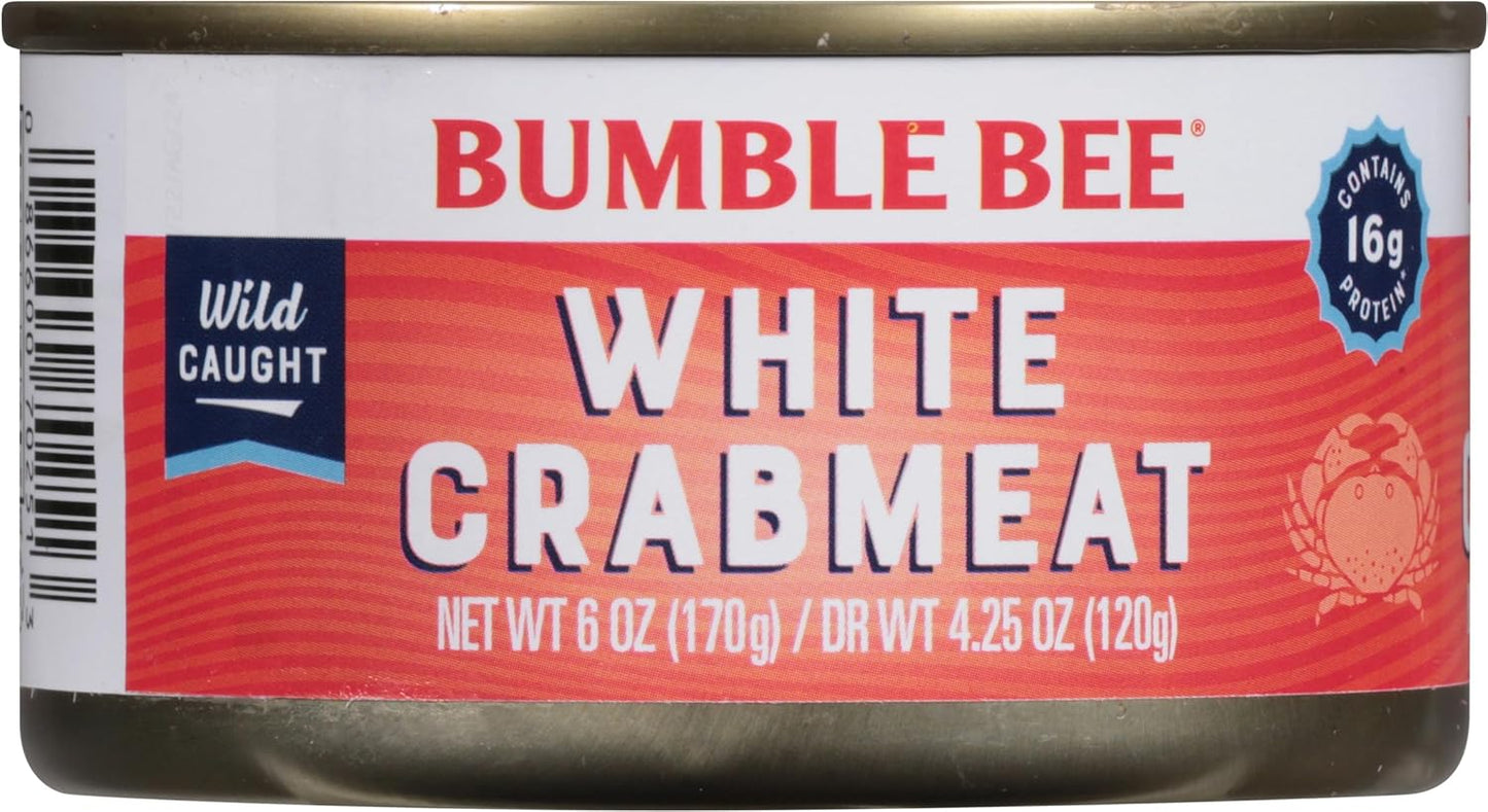 Bumble Bee Wild Caught Crab – Ready-to-Mix Meat for Kid-Friendly Crab Cakes and Sandwiches