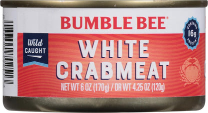 Bumble Bee Wild Caught Crab – Ready-to-Mix Meat for Kid-Friendly Crab Cakes and Sandwiches