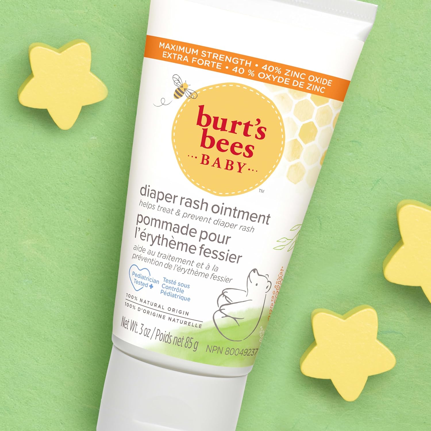 Burt's Bees Baby Diaper Cream – Free From Parabens and Phthalates, Maximum Strength Zinc Oxide