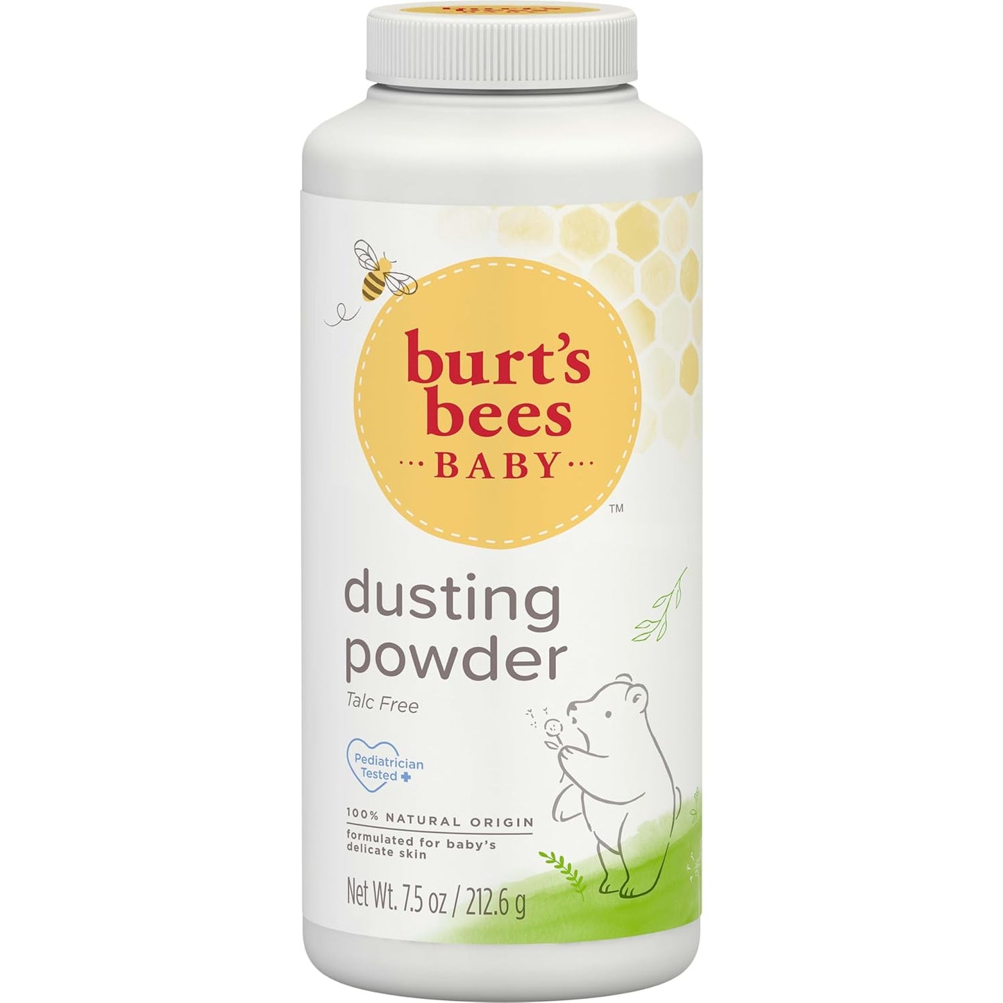 Burt's Bees Baby Dusting Powder, Chemical-Free Baby Powder Free from Parabens, Phthalates & SLS, Hypoallergenic, 7.5 oz
