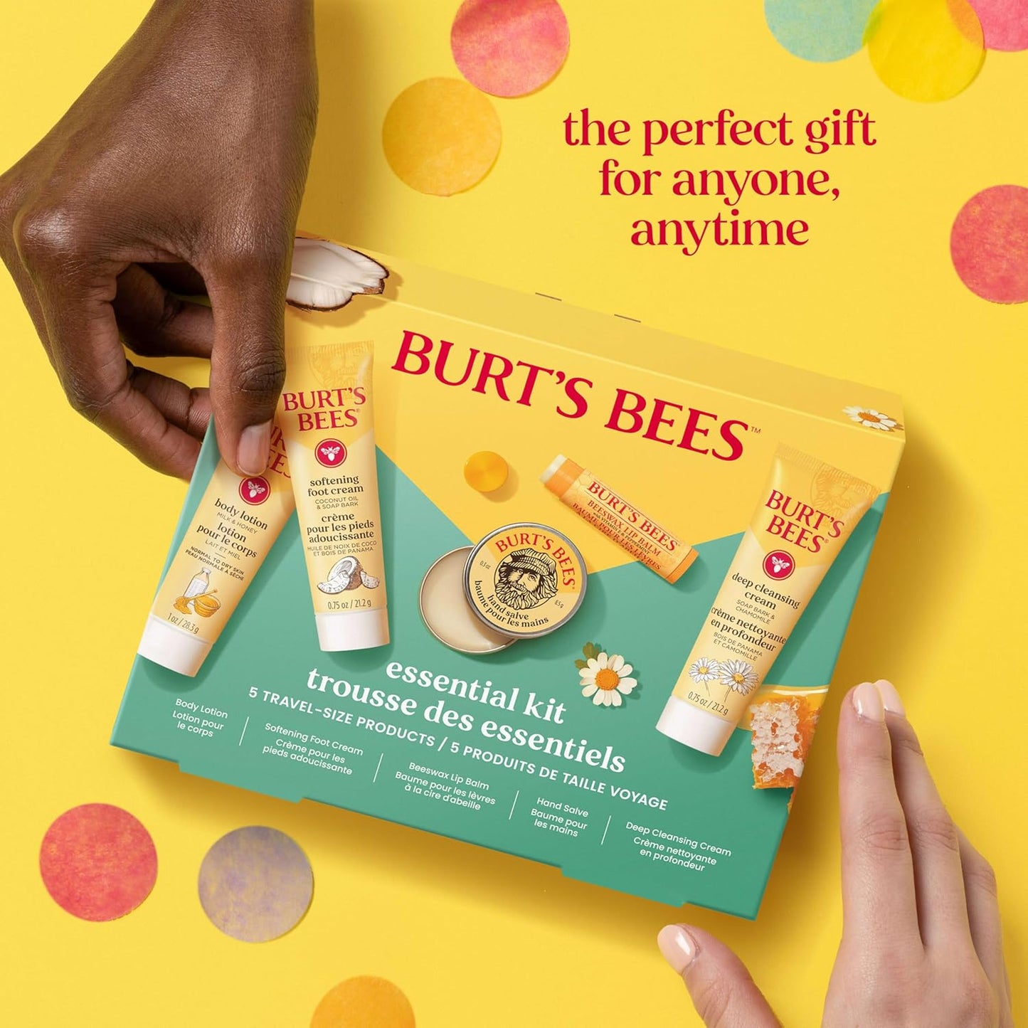 Burt's Bees Elegant Mother's Day Gift – Curated Luxury Skincare Set in Gift-Ready Packaging