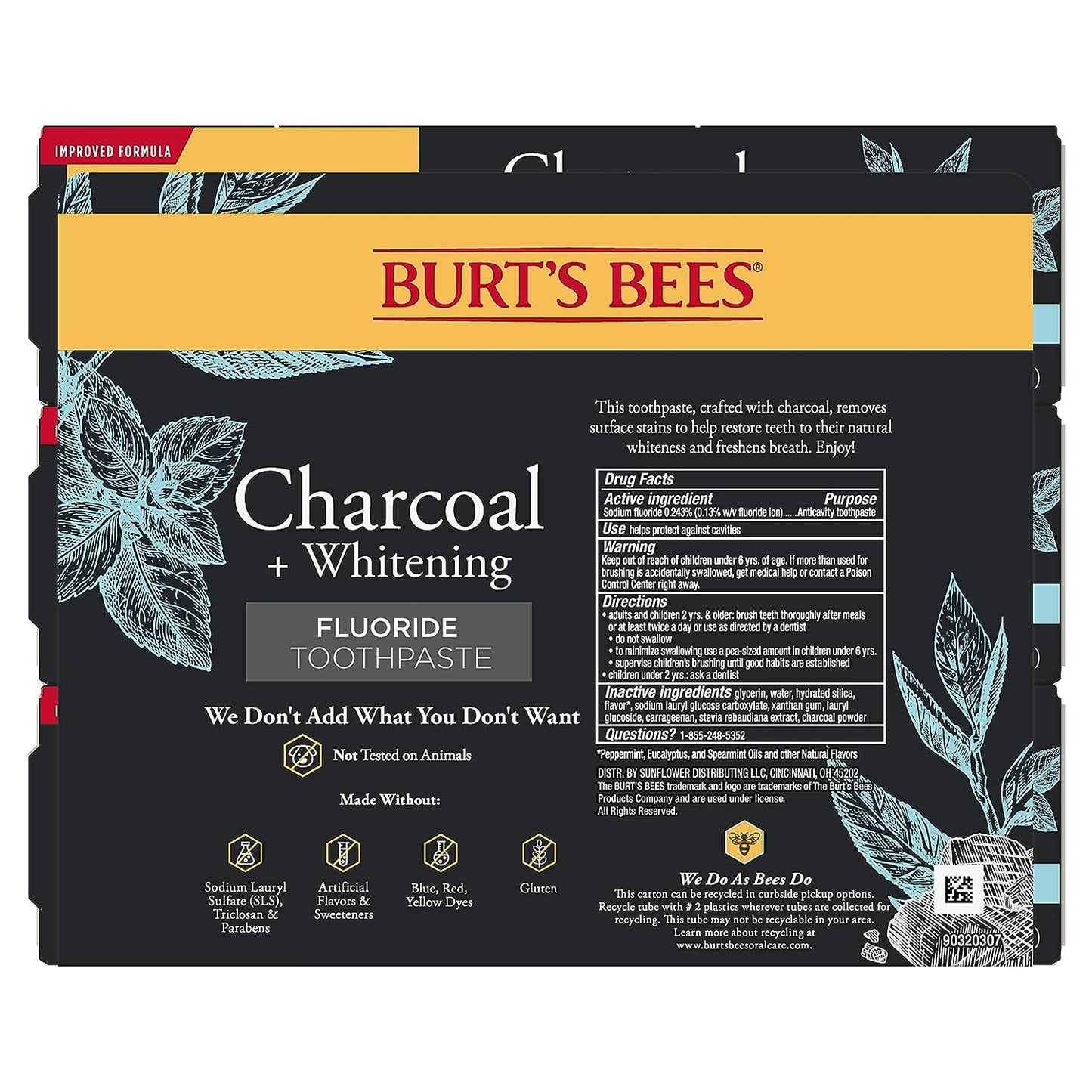 Burt's Bees Fluoride Toothpaste Variety Pack – Safe Daily Formula for Shared Family Bathrooms