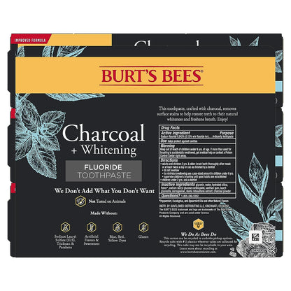 Burt's Bees Fluoride Toothpaste Variety Pack – Safe Daily Formula for Shared Family Bathrooms