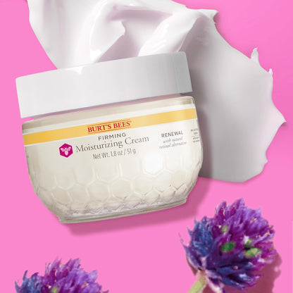 Burt's Bees Renewal Firming Face Cream – Dermatologist-Tested Natural Anti-Aging Cream Free of Parabens and Phthalates