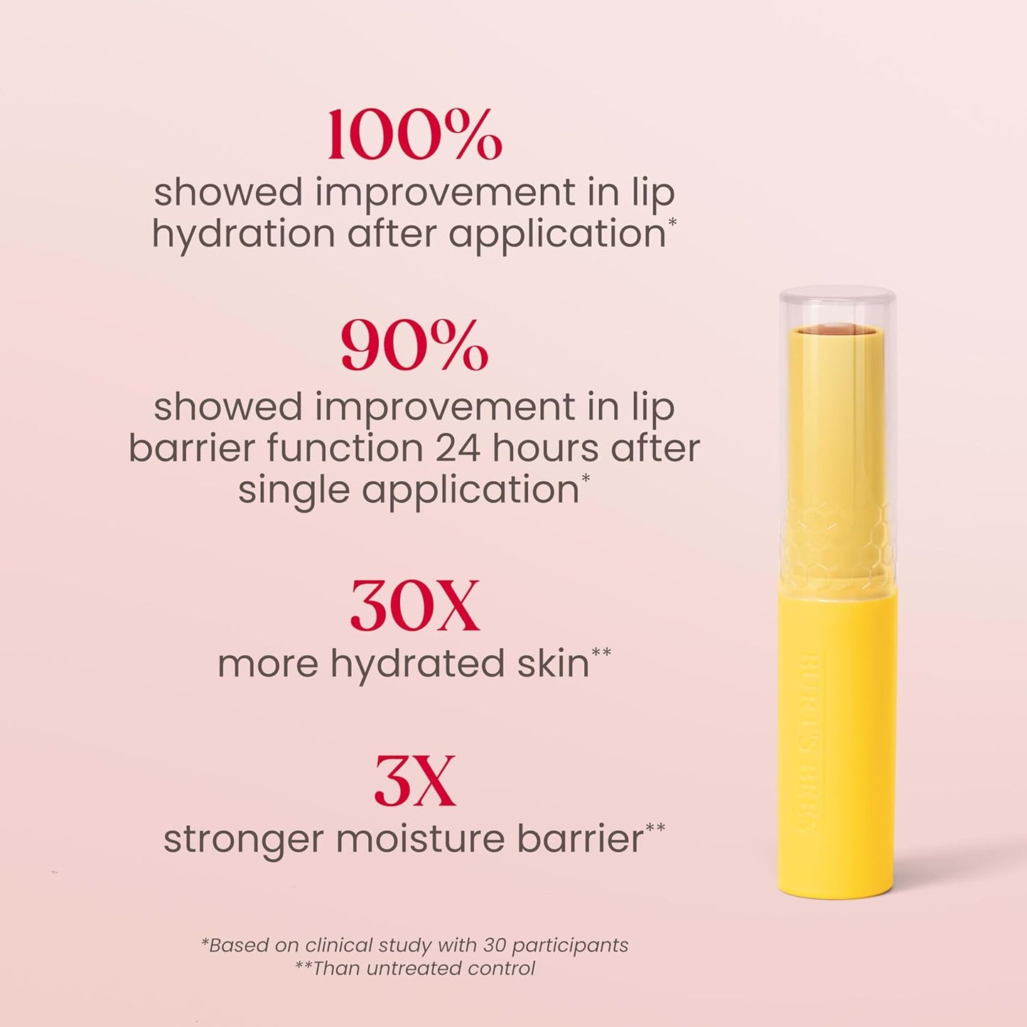 Burt's Bees Tinted Boosted Balm – Stocking Stuffer and Holiday Gift for Her, Pocket-Sized Tinted Lip Balm