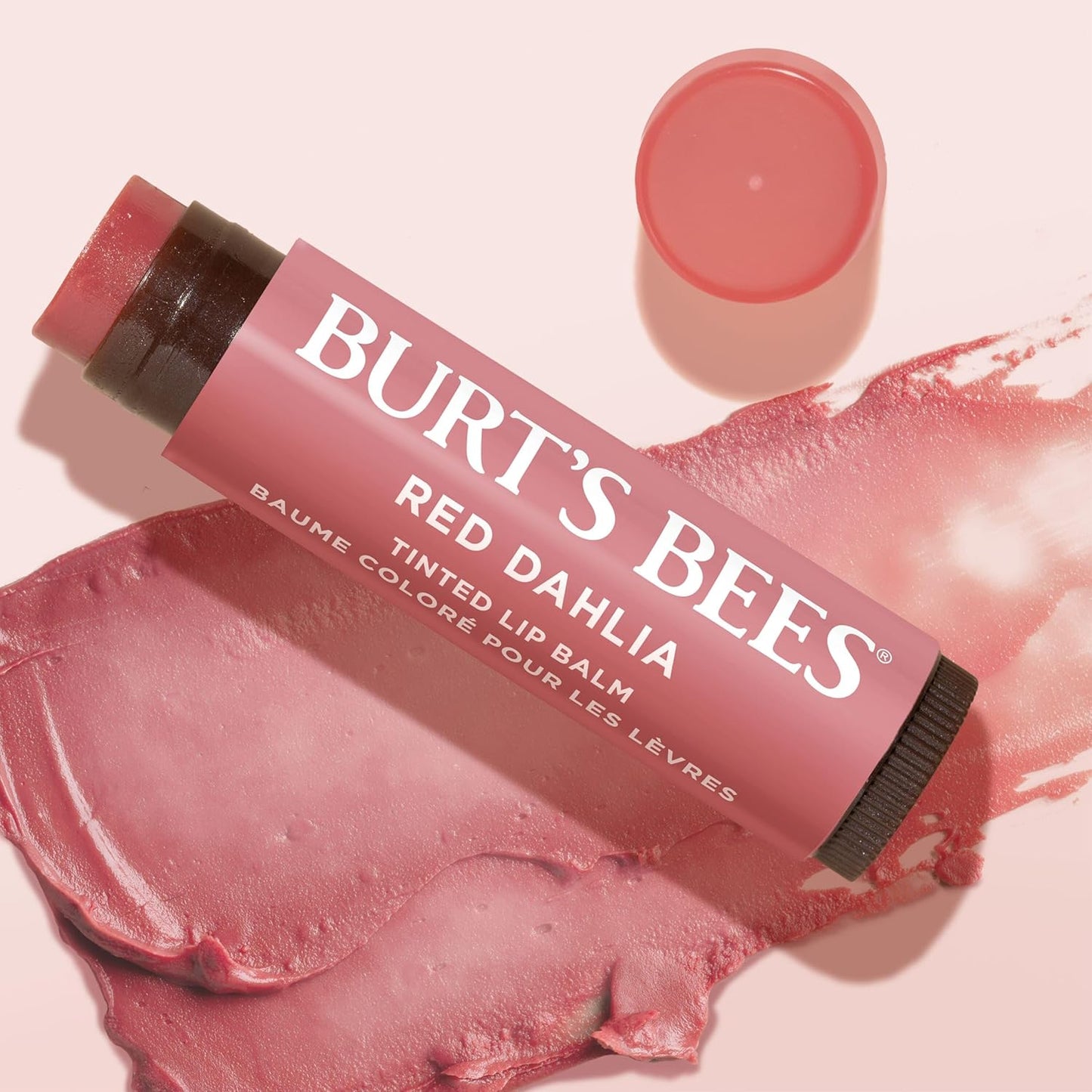 Burt's Bees Tinted Lip Balm Duo – Cute Bridal Shower Party Favor, Travel Size Lip Moisturizer with Buildable Color
