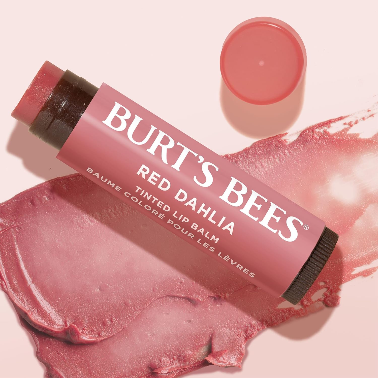 Burt's Bees Tinted Lip Balm Duo – Cute Bridal Shower Party Favor, Travel Size Lip Moisturizer with Buildable Color