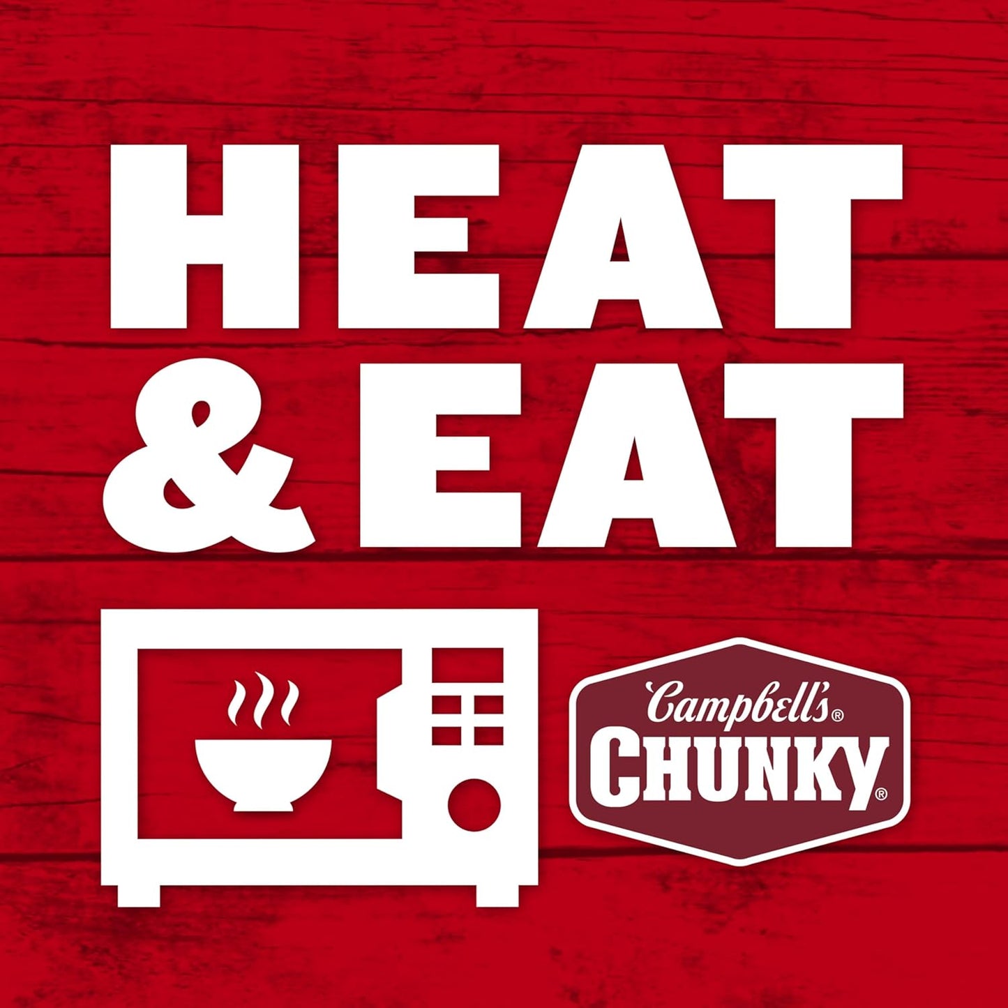 Campbell's Chunky Soup, Creamy Chicken and Dumplings – Heat-and-Eat Study Meal for College Students