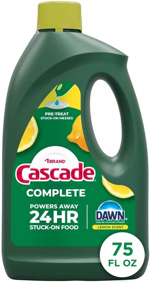 Cascade Complete Dishwasher Gel – Pure Rinse Formula for Mindful, Residue-Free Dishes