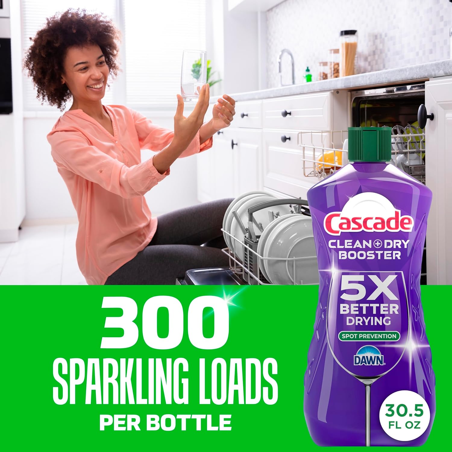 Cascade Dishwasher Dry Booster – Neutral, Effortless Kitchen Essential for Intentional Homes