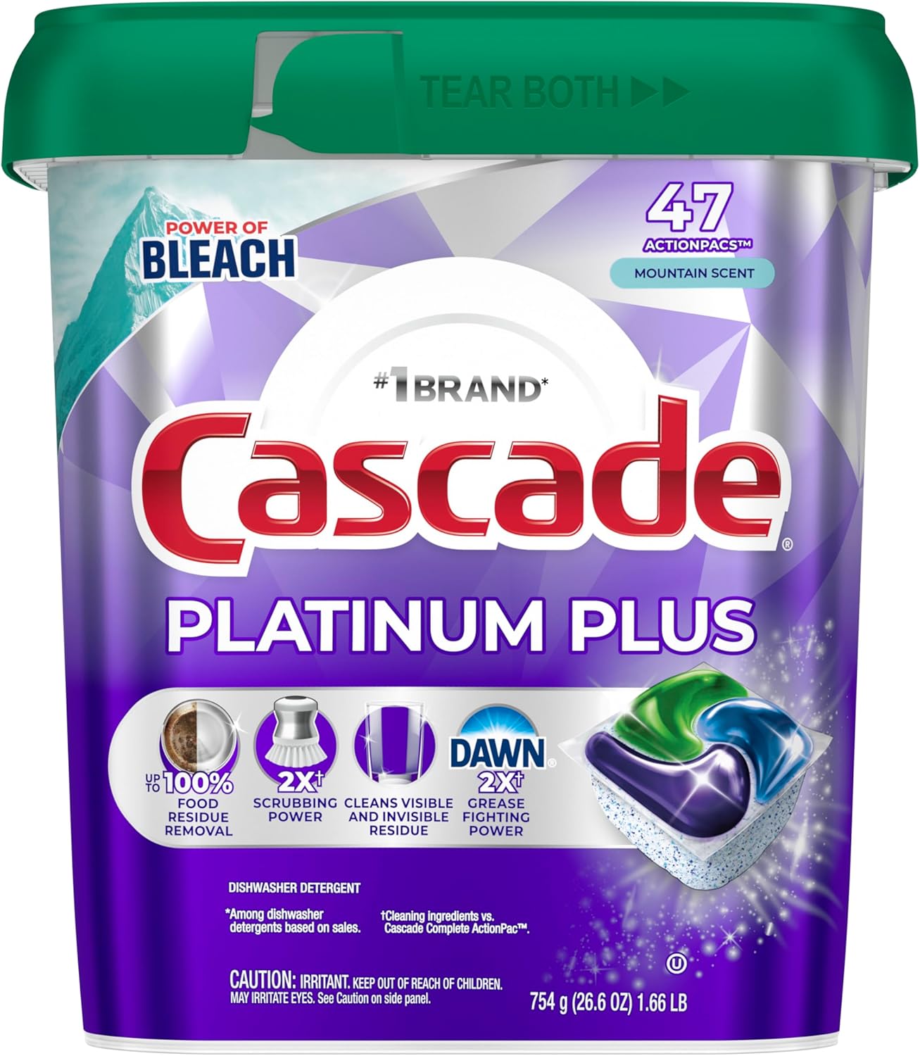 Cascade Platinum Plus Dishwasher Pods – Less-Is-More Intentional Home Design, No Mess Powder-Free Dish Soap