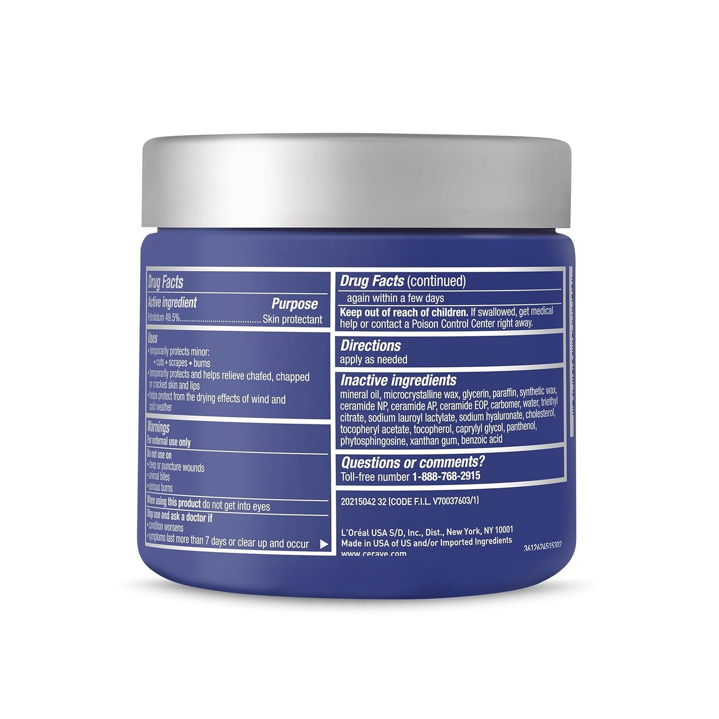 CeraVe Anti-Chafe Barrier Balm – Lightweight Ointment for Camping, Sports & Outdoor Adventure Recovery