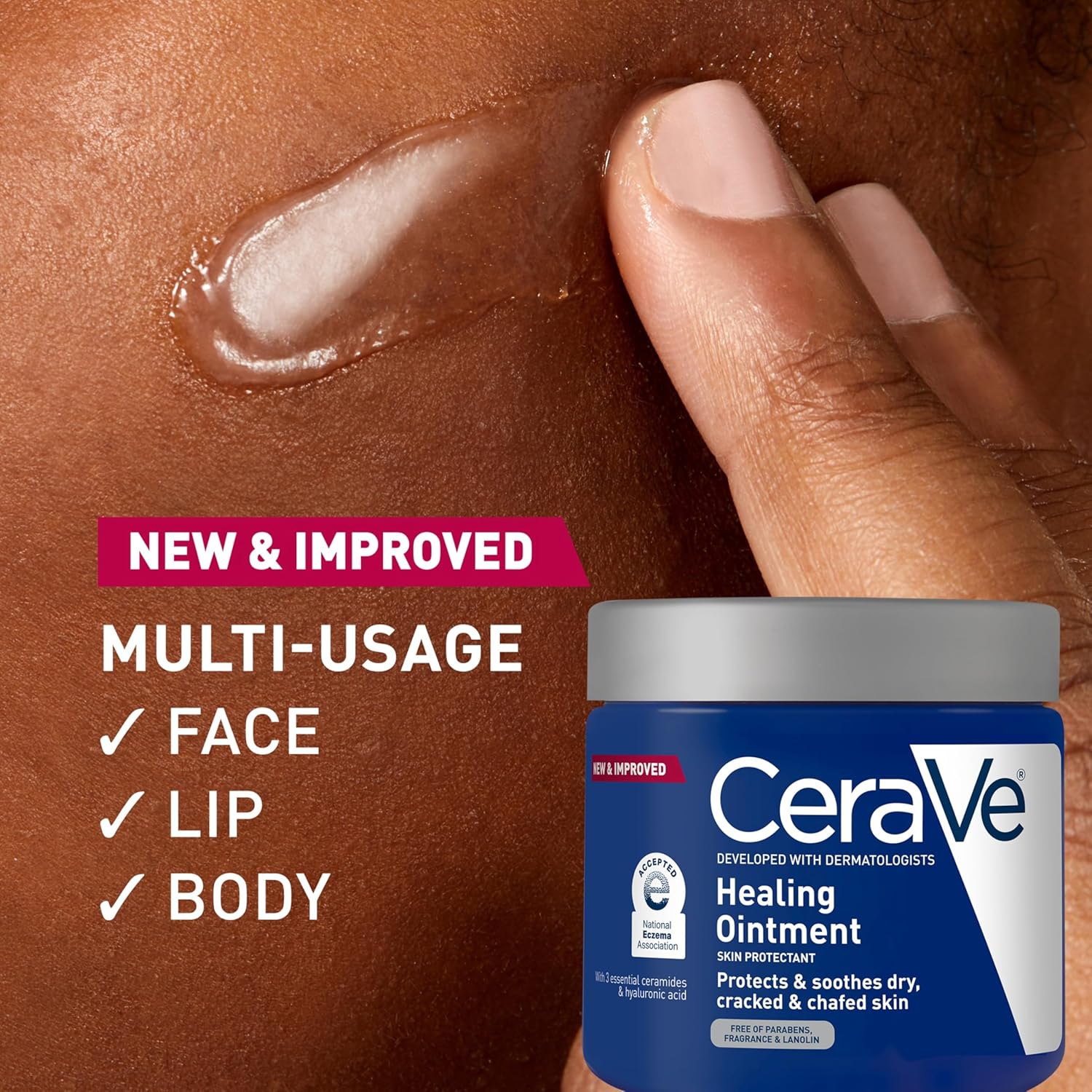 CeraVe Anti-Chafe Barrier Balm – Lightweight Ointment for Camping, Sports & Outdoor Adventure Recovery