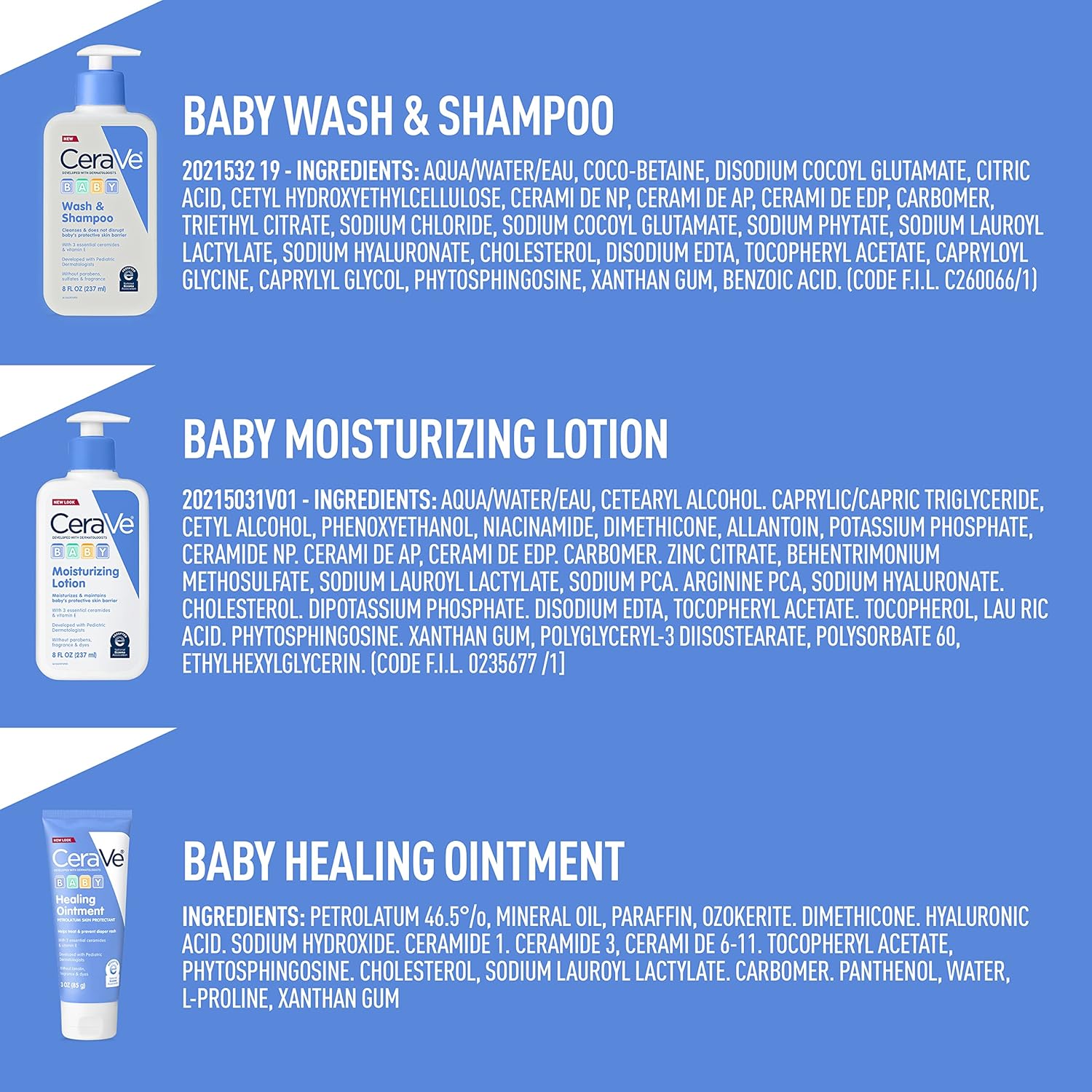 CeraVe Baby Wash & Lotion Bundle – Soothing Daily Care Routine for Eczema-Prone Baby Skin