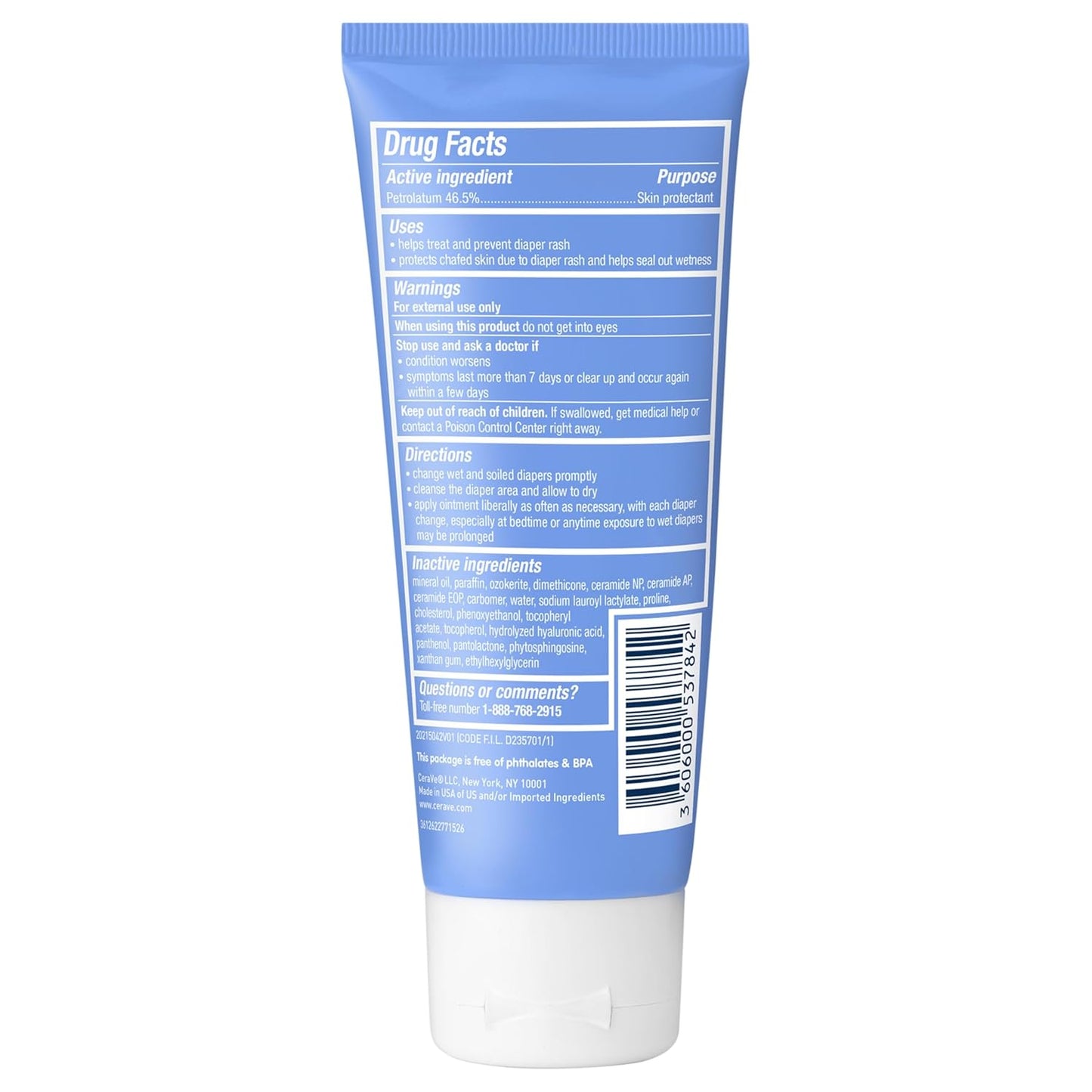 CeraVe Barrier Ointment – Simple, Unscented Care for Sensitive Baby Skin