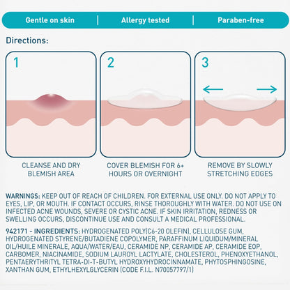 CeraVe Blemish Barrier Patches Ultra-Thin, Neutral-Toned Spot Care for a Less-Is-More Skincare Shelf