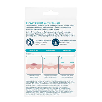 CeraVe Blemish Barrier Patches Ultra-Thin, Neutral-Toned Spot Care for a Less-Is-More Skincare Shelf