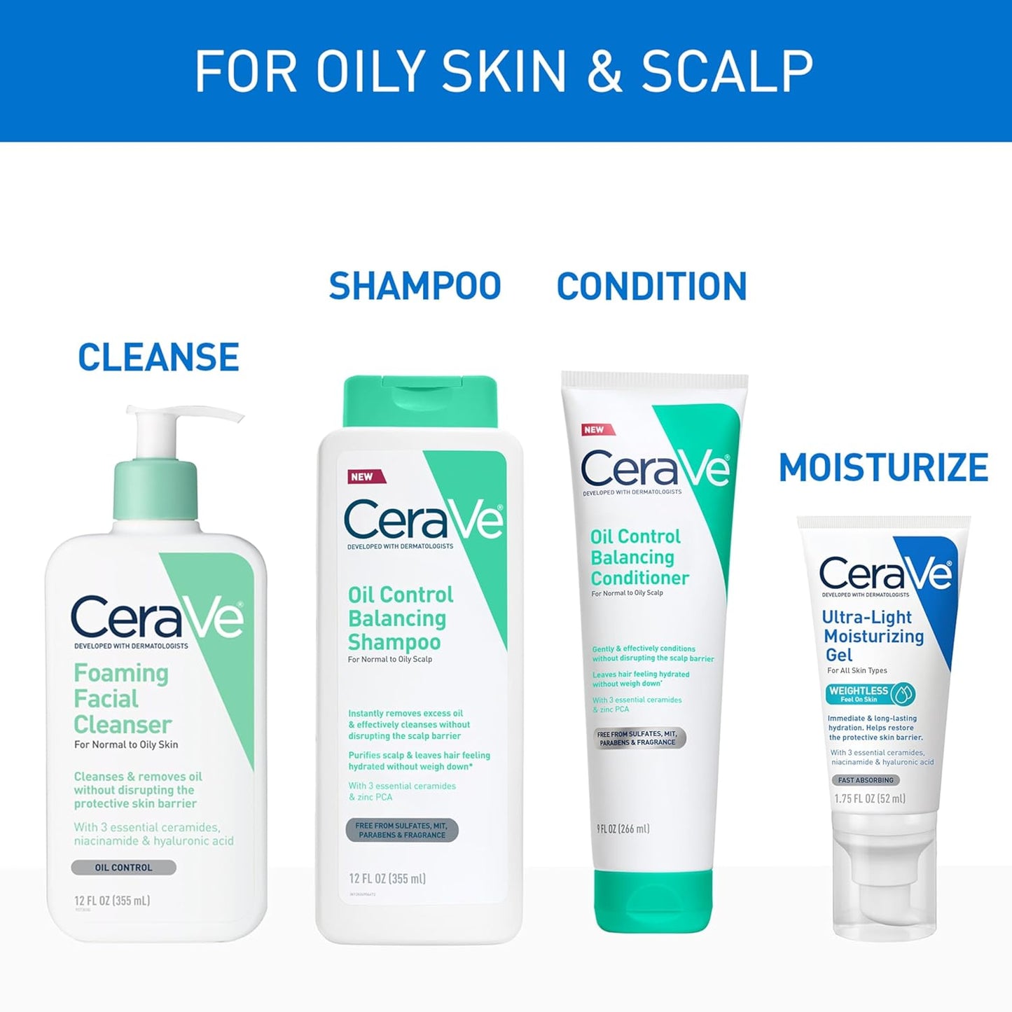 CeraVe Clarifying Shampoo – Simple, Intentional Haircare for Oily Scalps and Neutral Bathroom Aesthetics