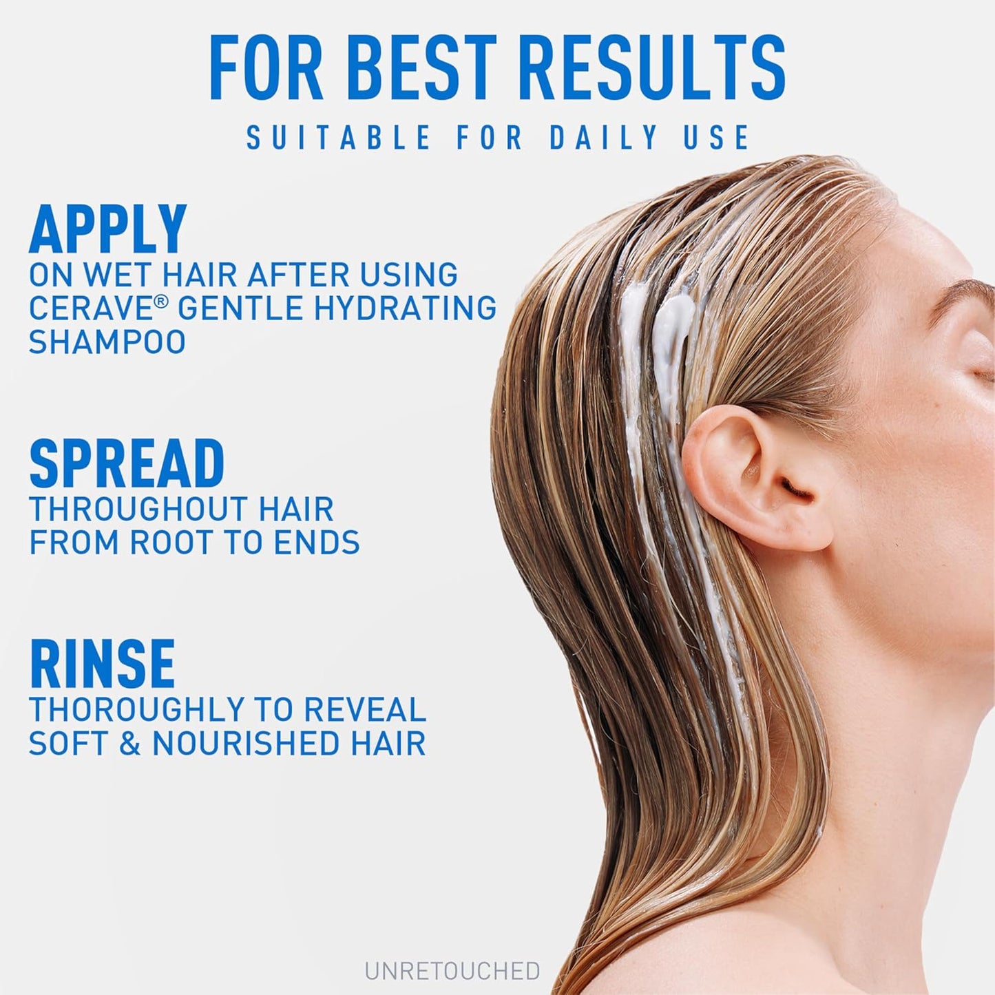CeraVe Conditioner With Hyaluronic Acid – Elegant, Dermatologist-Grade Hair Treatment