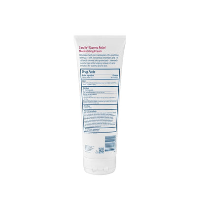 CeraVe Eczema Soothing Body Cream – Wind-Down Bedtime Routine for Sensitive Skin, Steroid-Free Comfort, 8oz