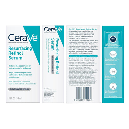 CeraVe Encapsulated Retinol Serum – Clean, Uncluttered Skincare for Minimalist Routines