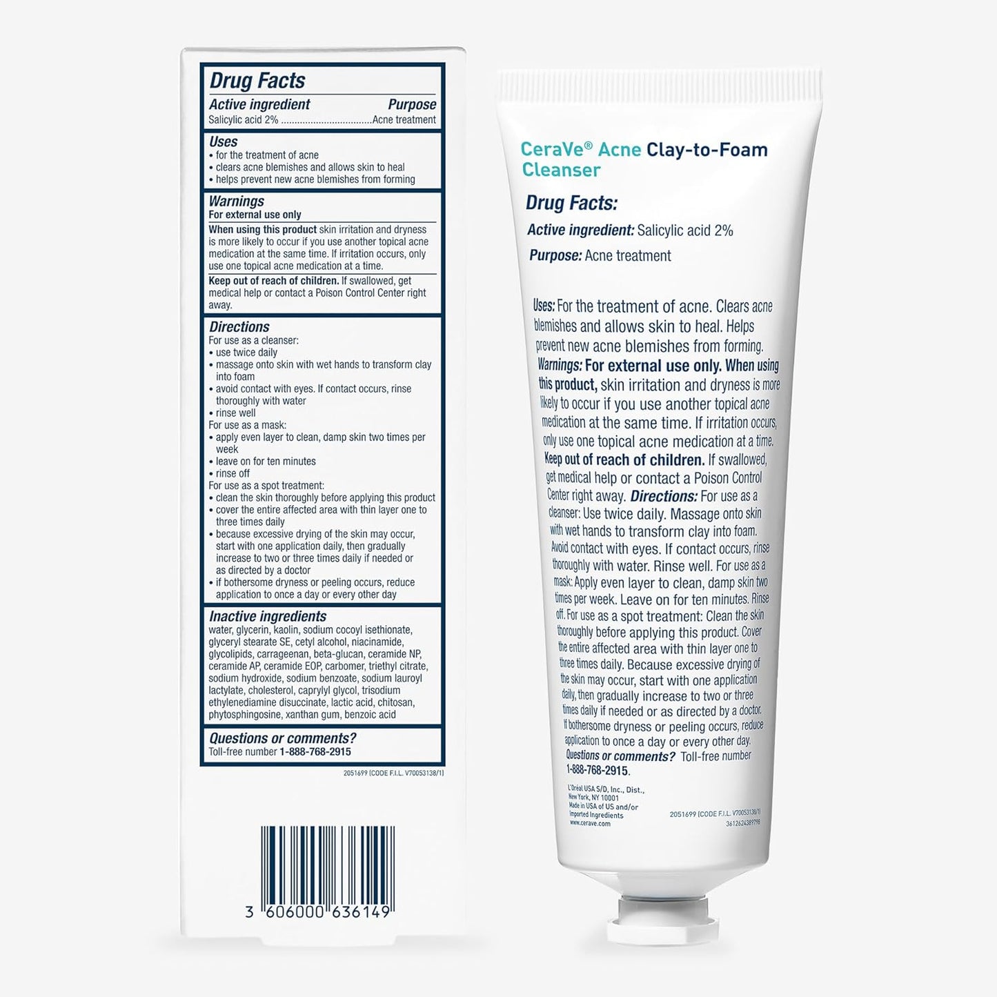 CeraVe Gentle Salicylic Acid Wash – Non-Irritating Acne Treatment for Sensitive Teen Skin
