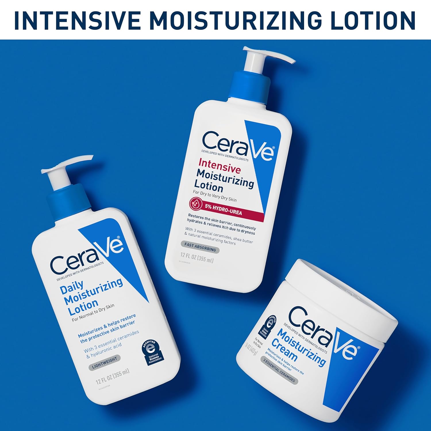 CeraVe Hydro-Urea Cream – Dermatologist-Developed Relief for Itchy, Reactive Skin