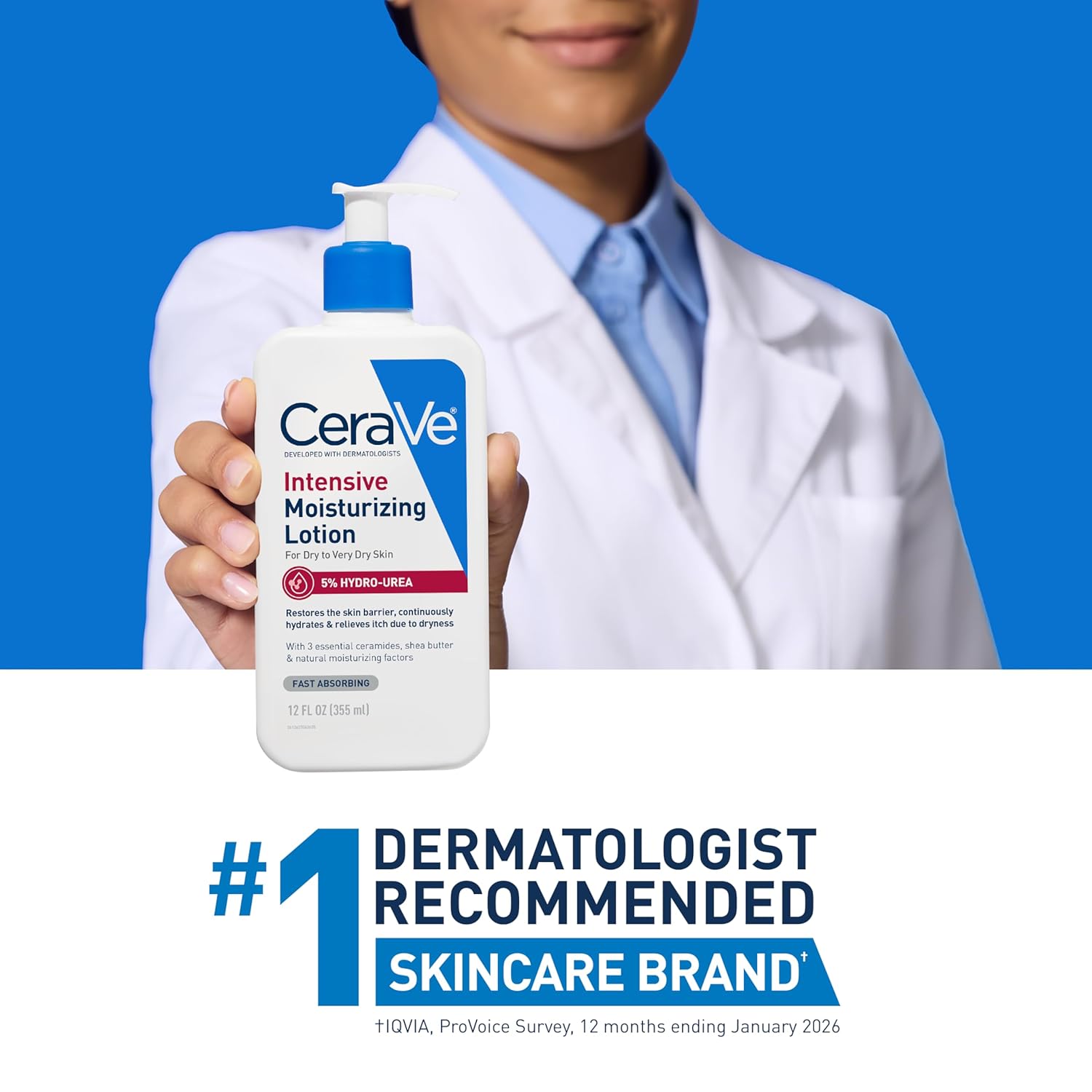 CeraVe Hydro-Urea Cream – Dermatologist-Developed Relief for Itchy, Reactive Skin