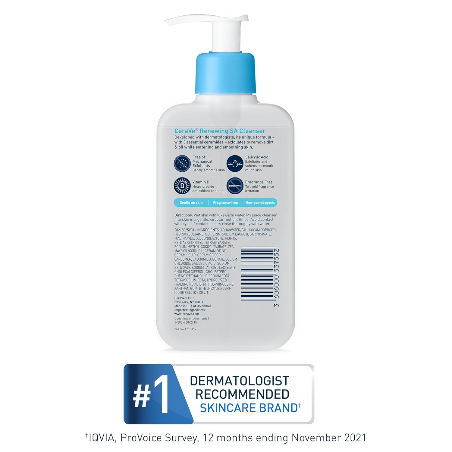 CeraVe Luxury BHA Exfoliating Cleanser – Elevated Skincare with Three Ceramides & Niacinamide